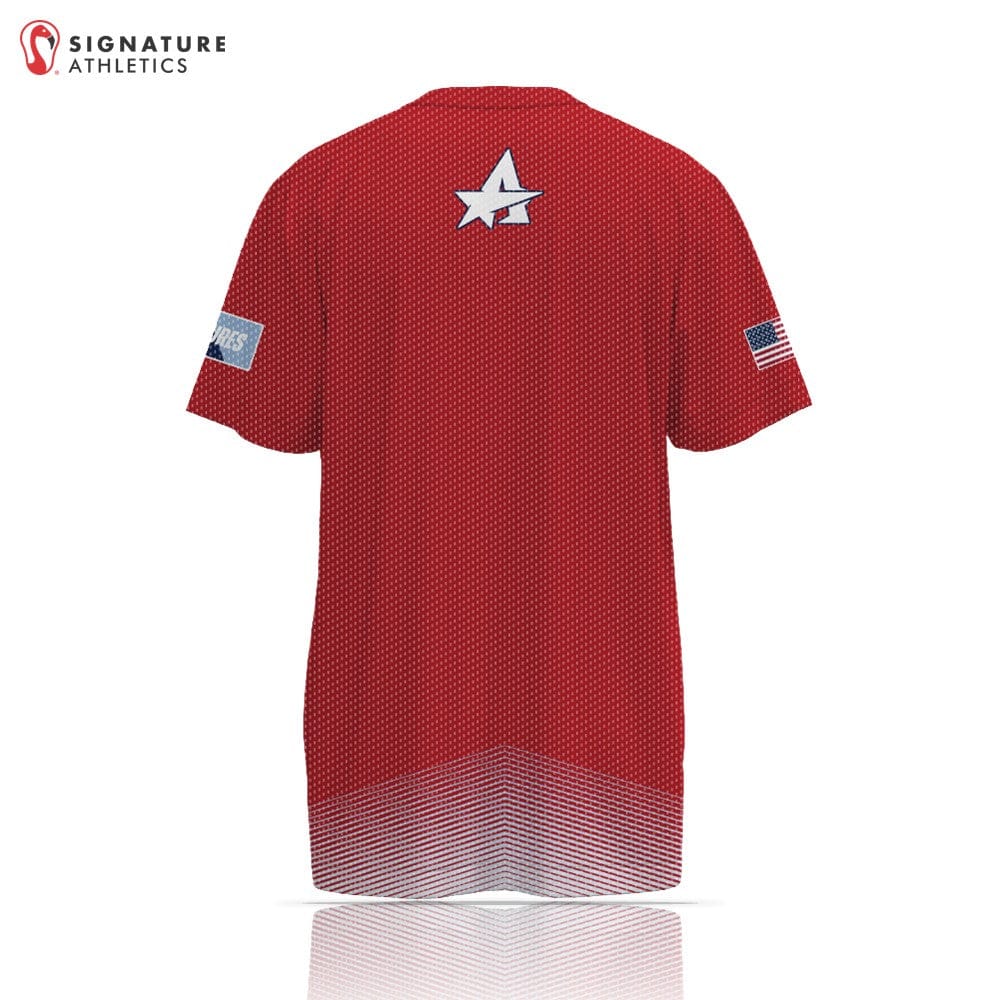 All Star Sports Sublimated Short Sleeve Jersey Combat Futures Red Signature Lacrosse
