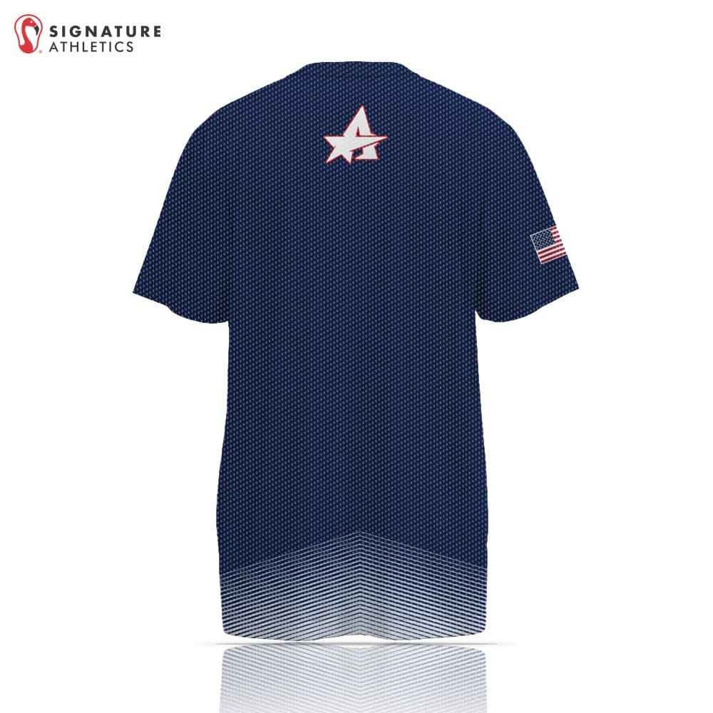 All Star Sports Sublimated Short Sleeve Jersey Combat Navy Signature Lacrosse
