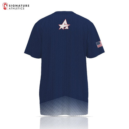 All Star Sports Sublimated Short Sleeve Jersey Combat Navy Signature Lacrosse