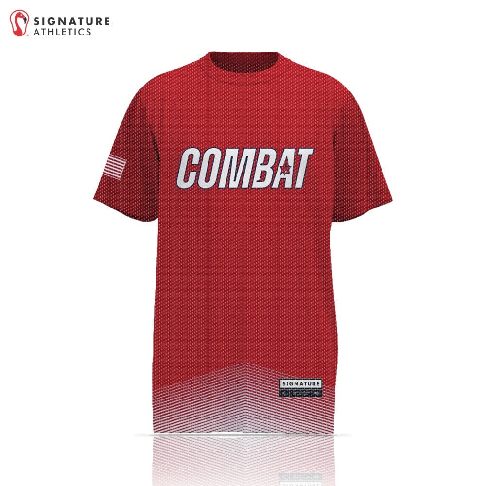 All Star Sports Sublimated Short Sleeve Jersey Combat Red Signature Lacrosse