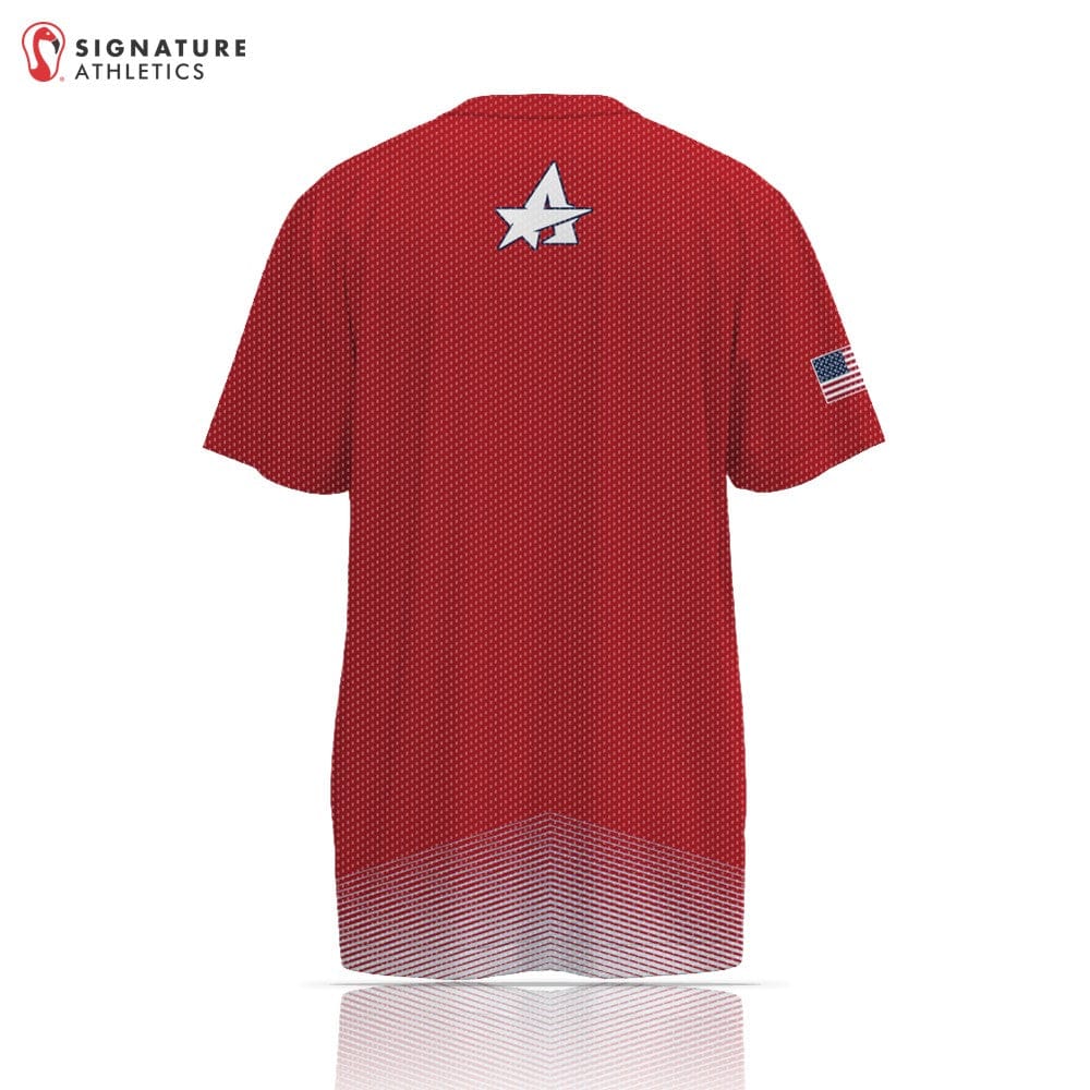 All Star Sports Sublimated Short Sleeve Jersey Combat Red Signature Lacrosse