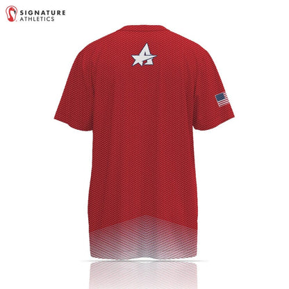 All Star Sports Sublimated Short Sleeve Jersey Combat Red Signature Lacrosse