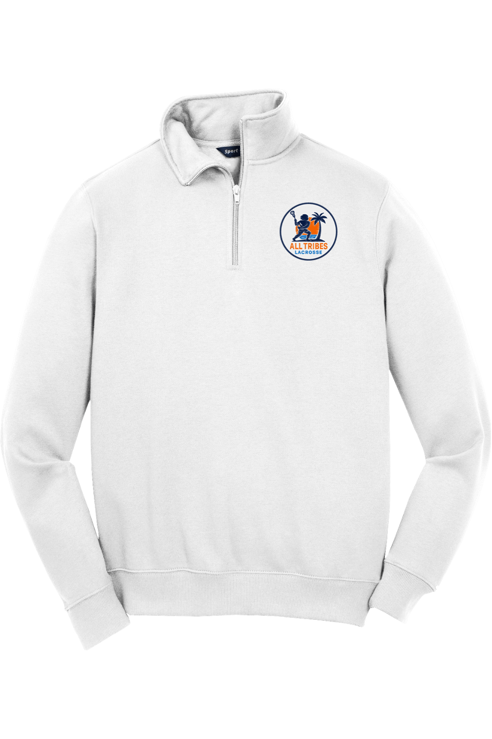 All Tribes Lacrosse Adult Embroidered Quarter-Zip Pullover Signature Lacrosse