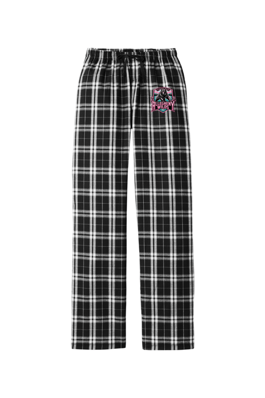 Allegheny Wilds Adult Women's Flannel Plaid Pants Signature Lacrosse