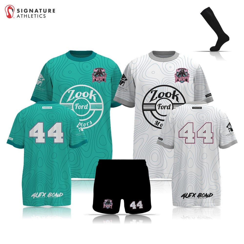 Allegheny Wilds FC Women's 4 Piece Player Package Signature Lacrosse