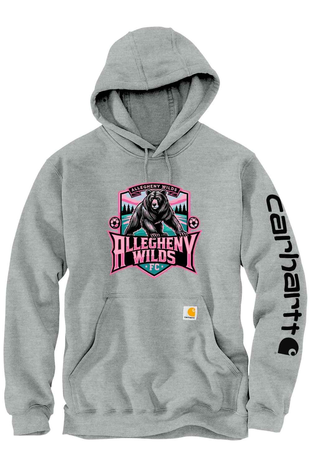 Allegheny Wilds Midweight Hooded Logo Sweatshirt Signature Lacrosse