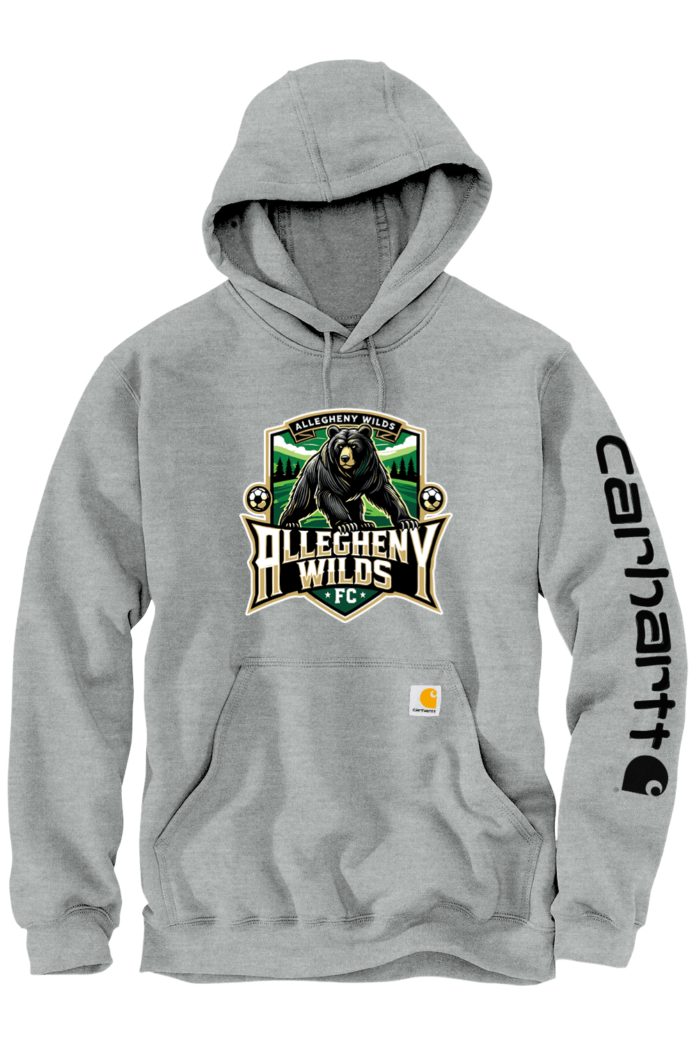 Allegheny Wilds Midweight Hooded Logo Sweatshirt Signature Lacrosse