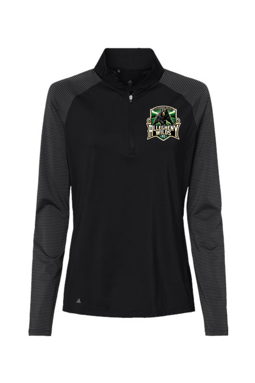 Allegheny Wilds Women's Shoulder Stripe Quarter-Zip Pullover Signature Lacrosse