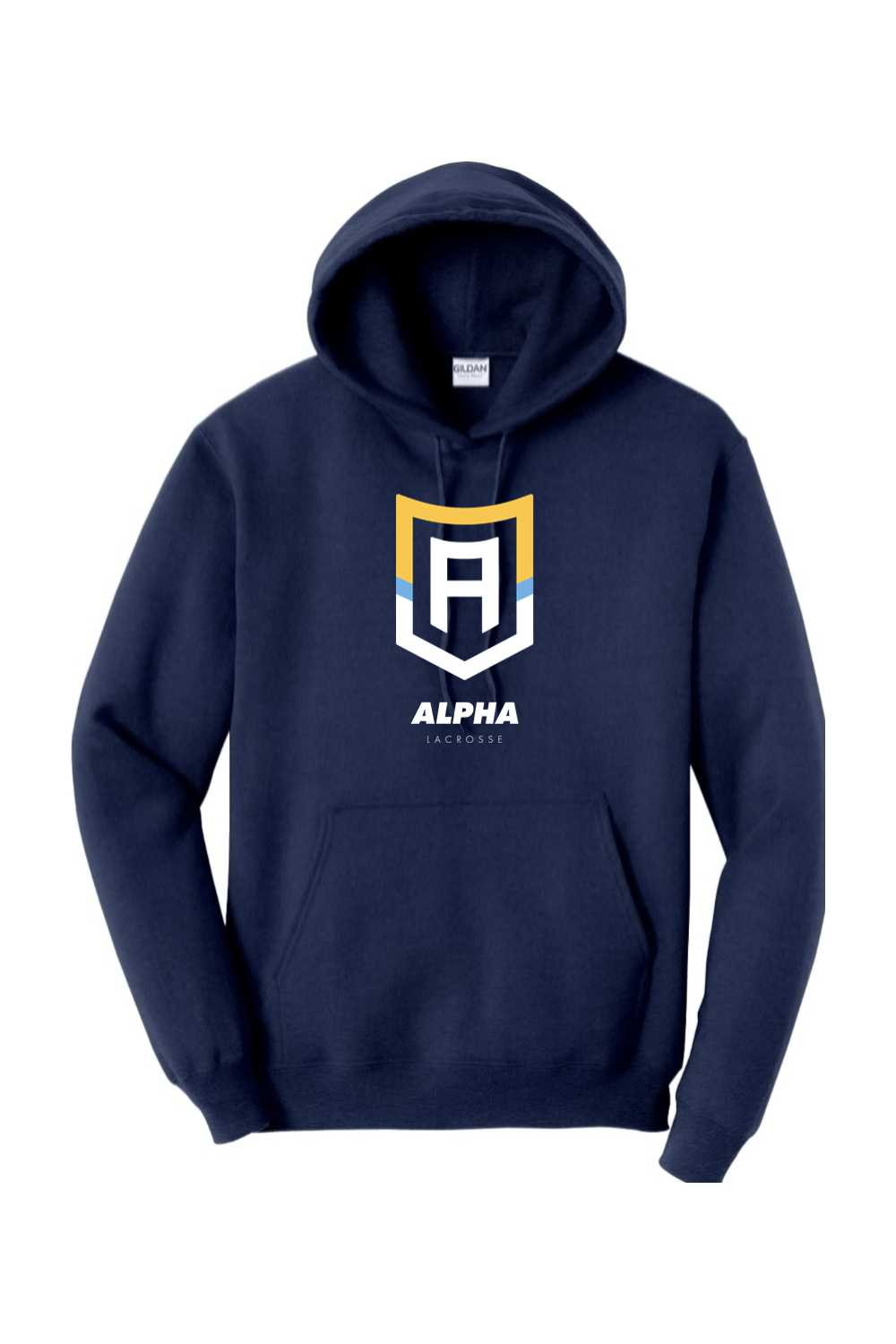Alpha Lacrosse Adult Heavyweight Hoodie Signature Lacrosse