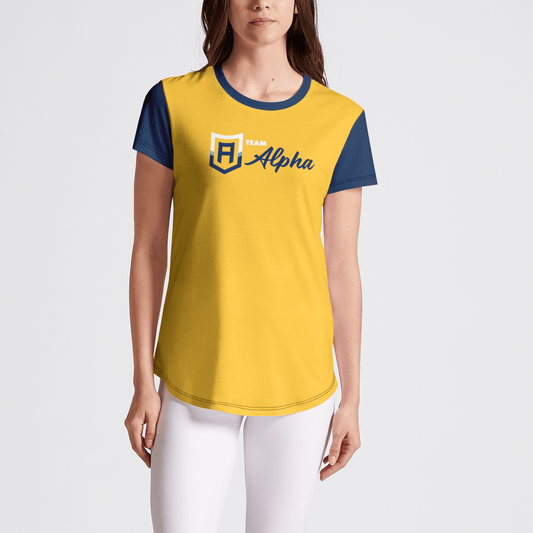 Alpha Lacrosse Adult Sublimated Athletic T-Shirt (Women's) Signature Lacrosse