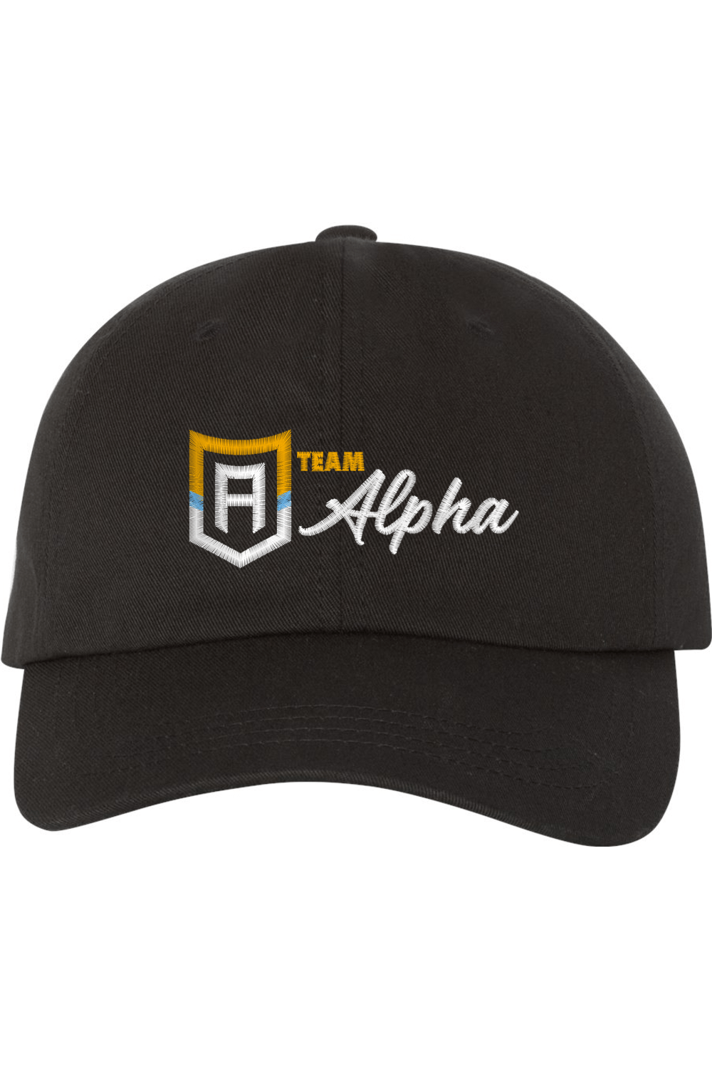 Alpha Lacrosse Embroidered Dad Hat Signature Lacrosse