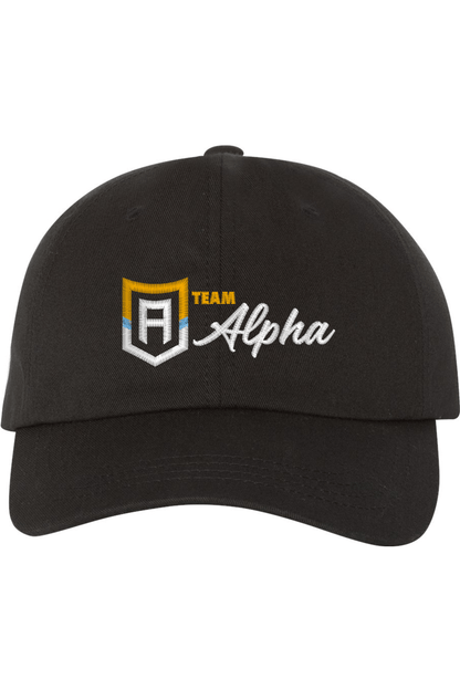Alpha Lacrosse Embroidered Dad Hat Signature Lacrosse