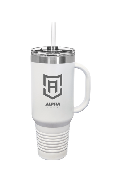 Alpha Lacrosse Insulated Travel Mug Signature Lacrosse
