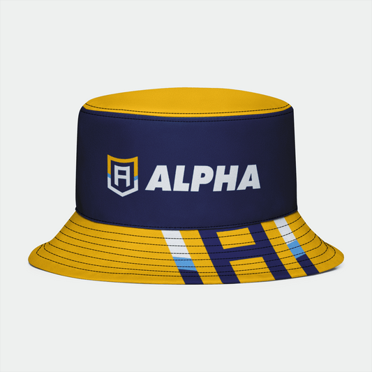 Alpha Lacrosse Sublimated Bucket Hat Signature Lacrosse