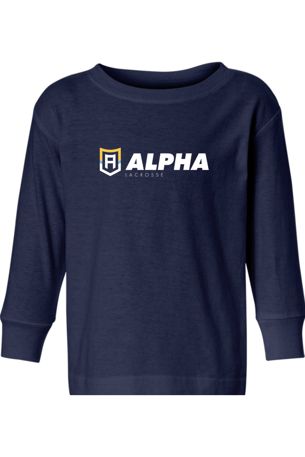 Alpha Lacrosse Toddler Long Sleeve T-Shirt Signature Lacrosse
