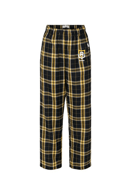 Alpha Lacrosse Youth Flannel Pants Signature Lacrosse