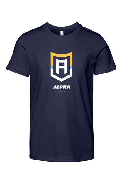 Alpha Lacrosse Youth Lifestyle T-Shirt Signature Lacrosse
