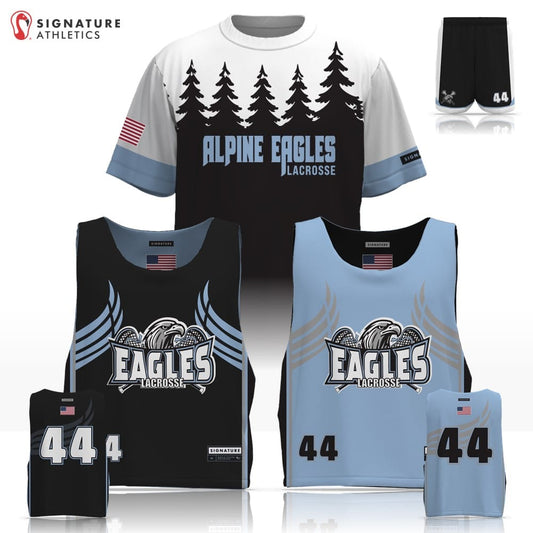 Alpine Eagles Men's 3 Piece Player Package Signature Lacrosse