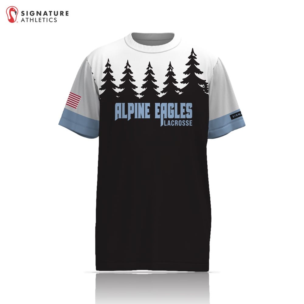 Alpine Eagles Men's Coach Short Sleeve Tech Tee Signature Lacrosse