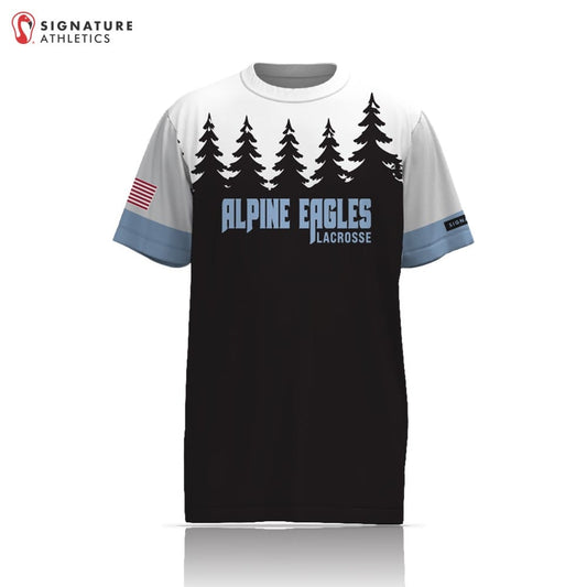 Alpine Eagles Men's Player Short Sleeve Pine Tech Tee Signature Lacrosse