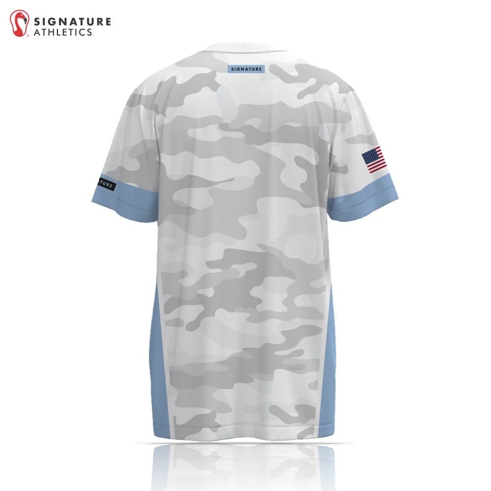 Alpine Eagles Men's Player Short Sleeve Snow Camo Tech Tee Signature Lacrosse