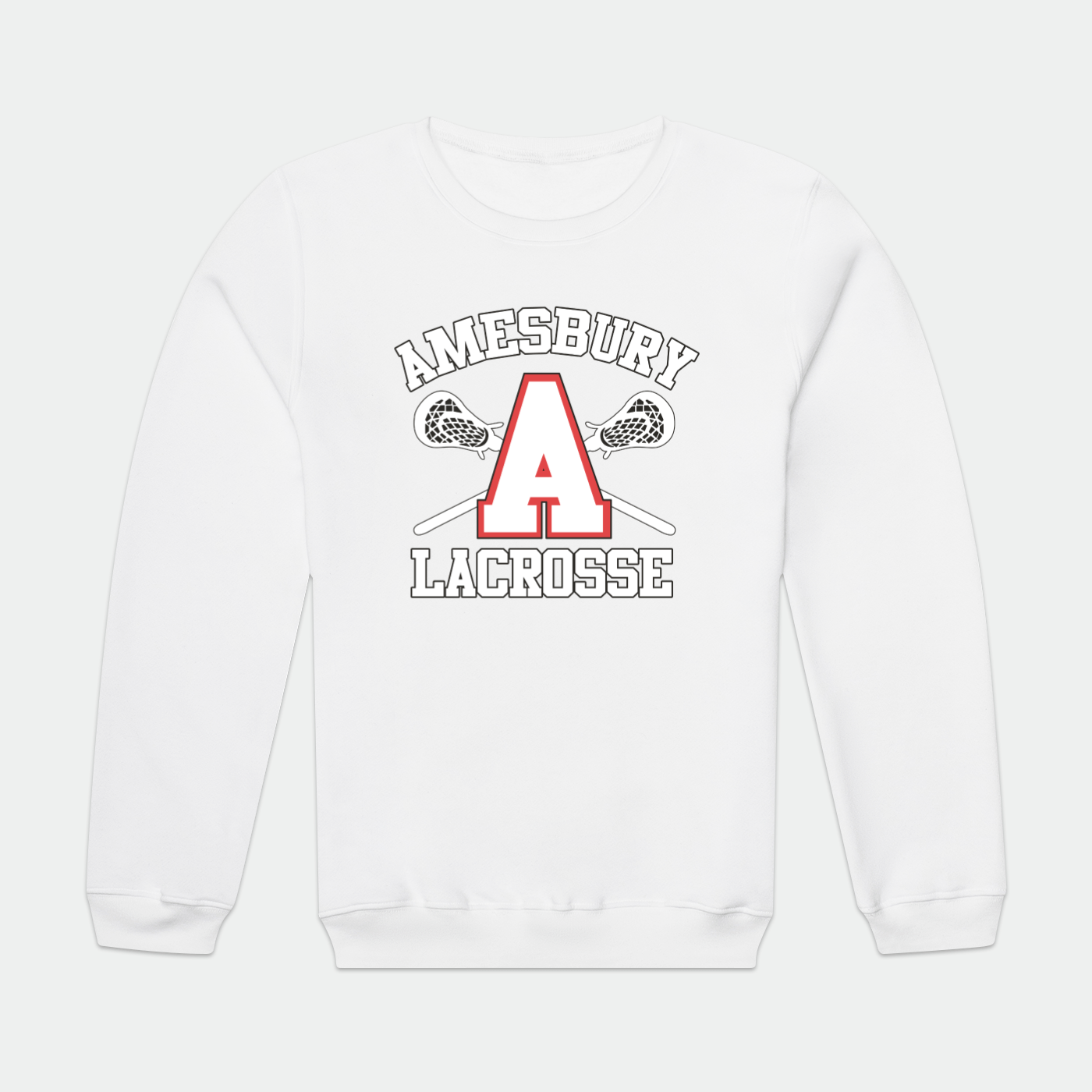 Amesbury Youth Lacrosse Adult Premium Sweatshirt Signature Lacrosse