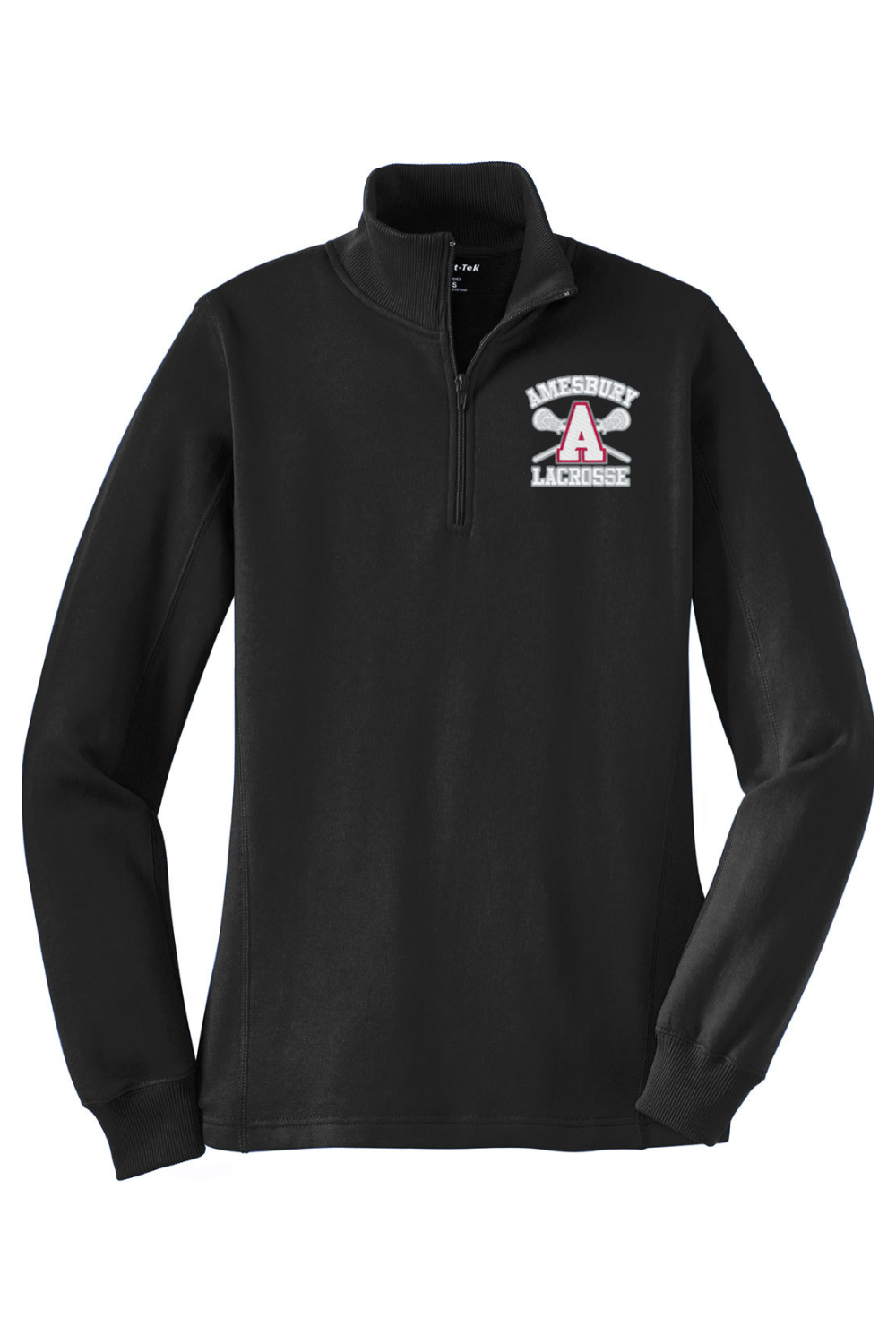 Amesbury Youth Lacrosse Adult Women's Embroidered Quarter-Zip Pullover Signature Lacrosse