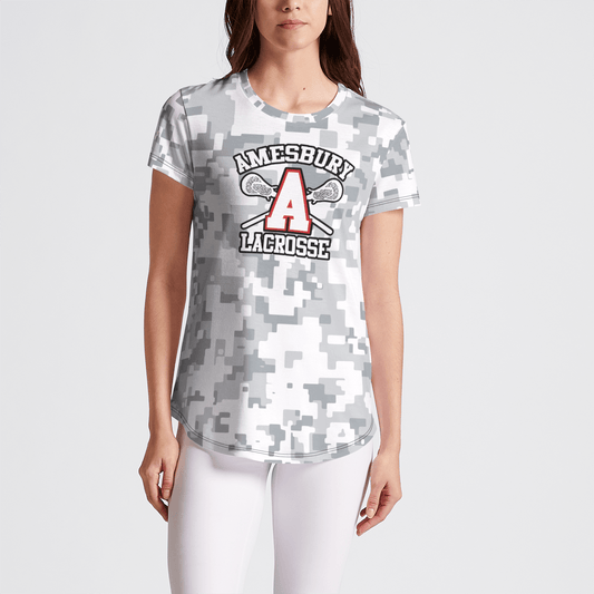 Amesbury Youth Lacrosse Athletic T-Shirt (Women's) Signature Lacrosse