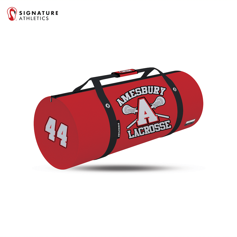 Amesbury Youth Lacrosse Customizable Large Equipment Duffel Bag Signature Lacrosse