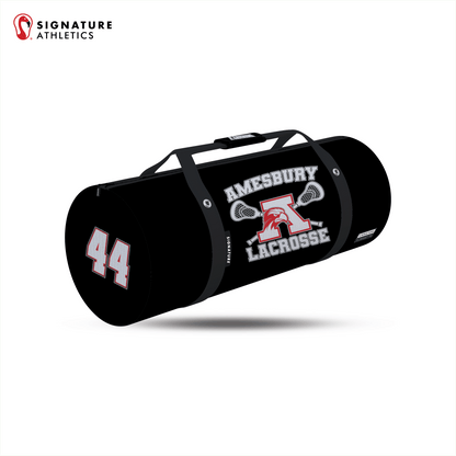 Amesbury Youth Lacrosse Dark Customizable Large Equipment Duffel Bag Signature Lacrosse