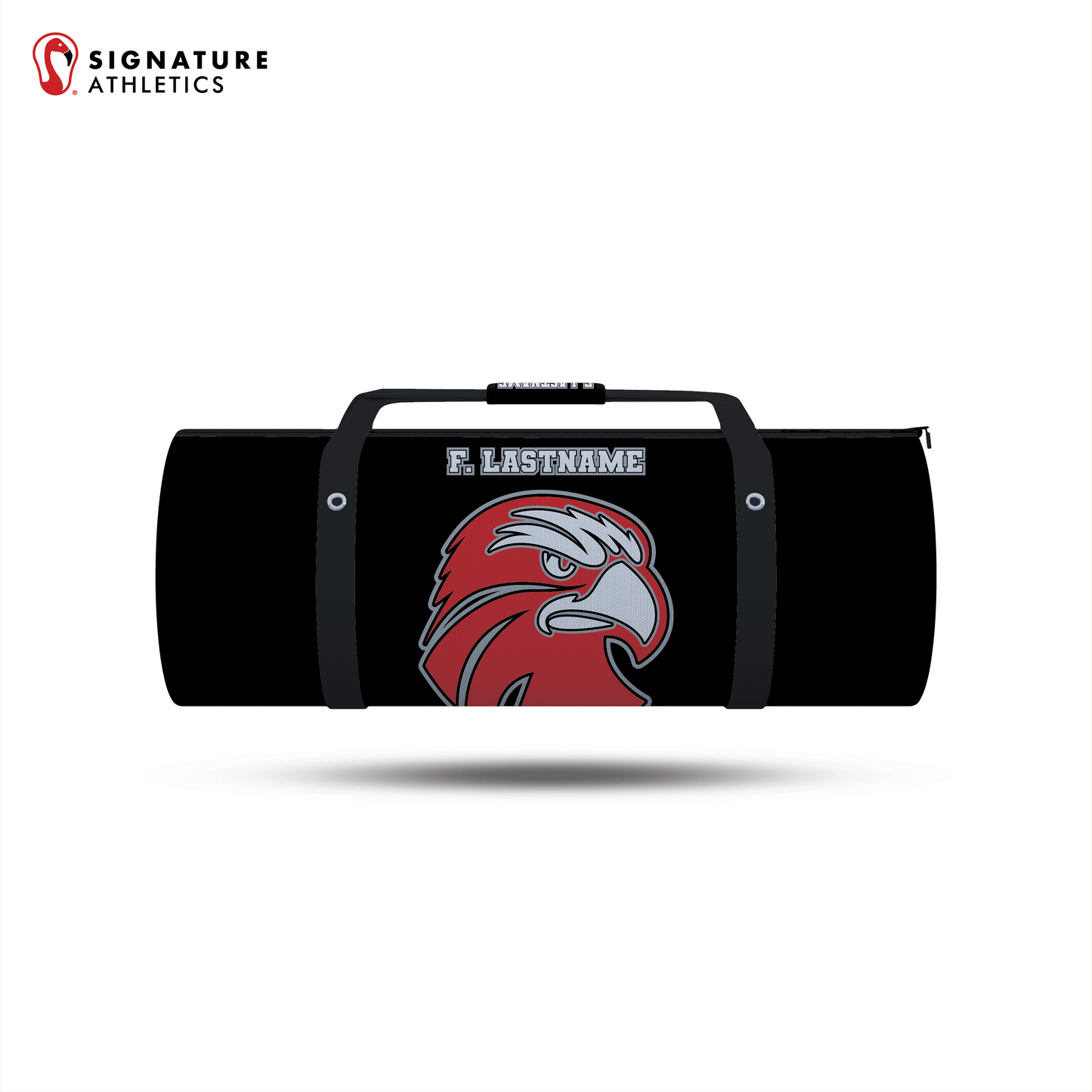 Amesbury Youth Lacrosse Dark Customizable Large Equipment Duffel Bag Signature Lacrosse