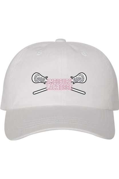 Amesbury Youth Lacrosse Embroidered Dad Hat Signature Lacrosse