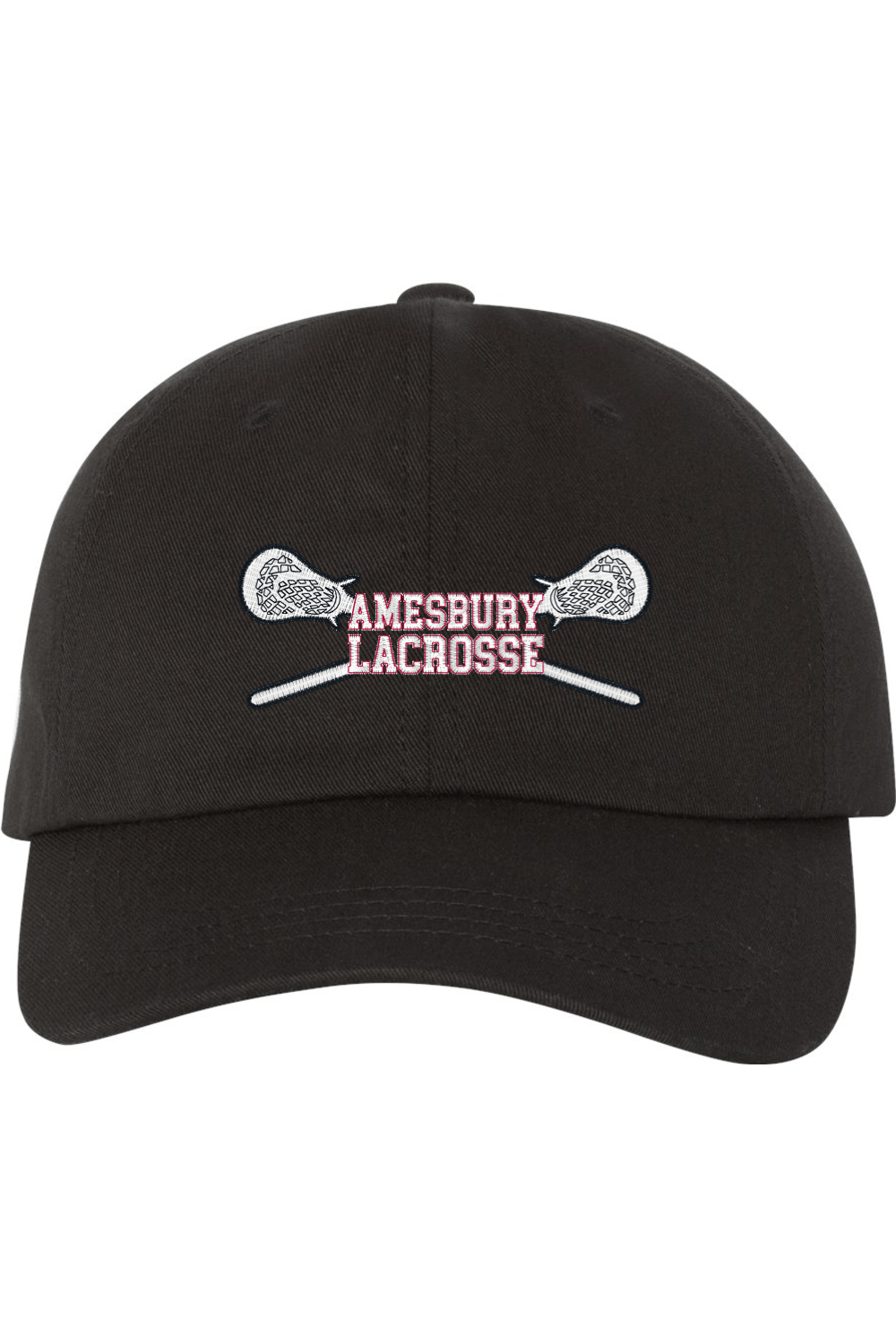 Amesbury Youth Lacrosse Embroidered Dad Hat Signature Lacrosse