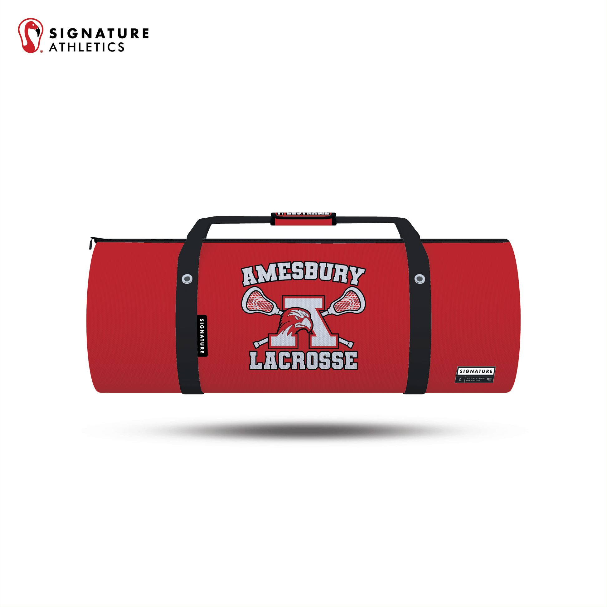 Amesbury Youth Lacrosse Light Customizable Large Equipment Duffel Bag Signature Lacrosse