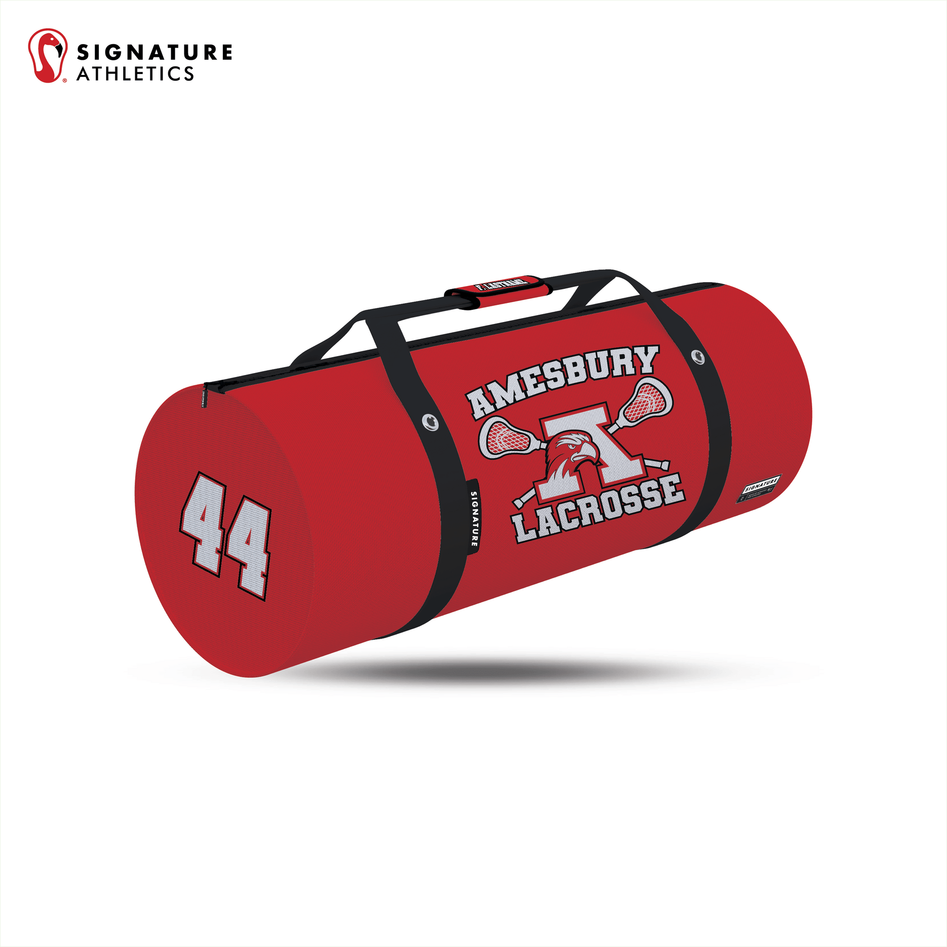 Amesbury Youth Lacrosse Light Customizable Large Equipment Duffel Bag Signature Lacrosse