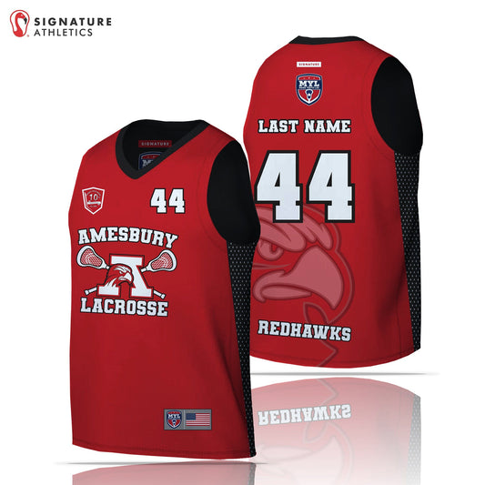 Amesbury Youth Lacrosse Men's Pro Sleeveless Game Reversible: Boys grades 1-2 Signature Lacrosse