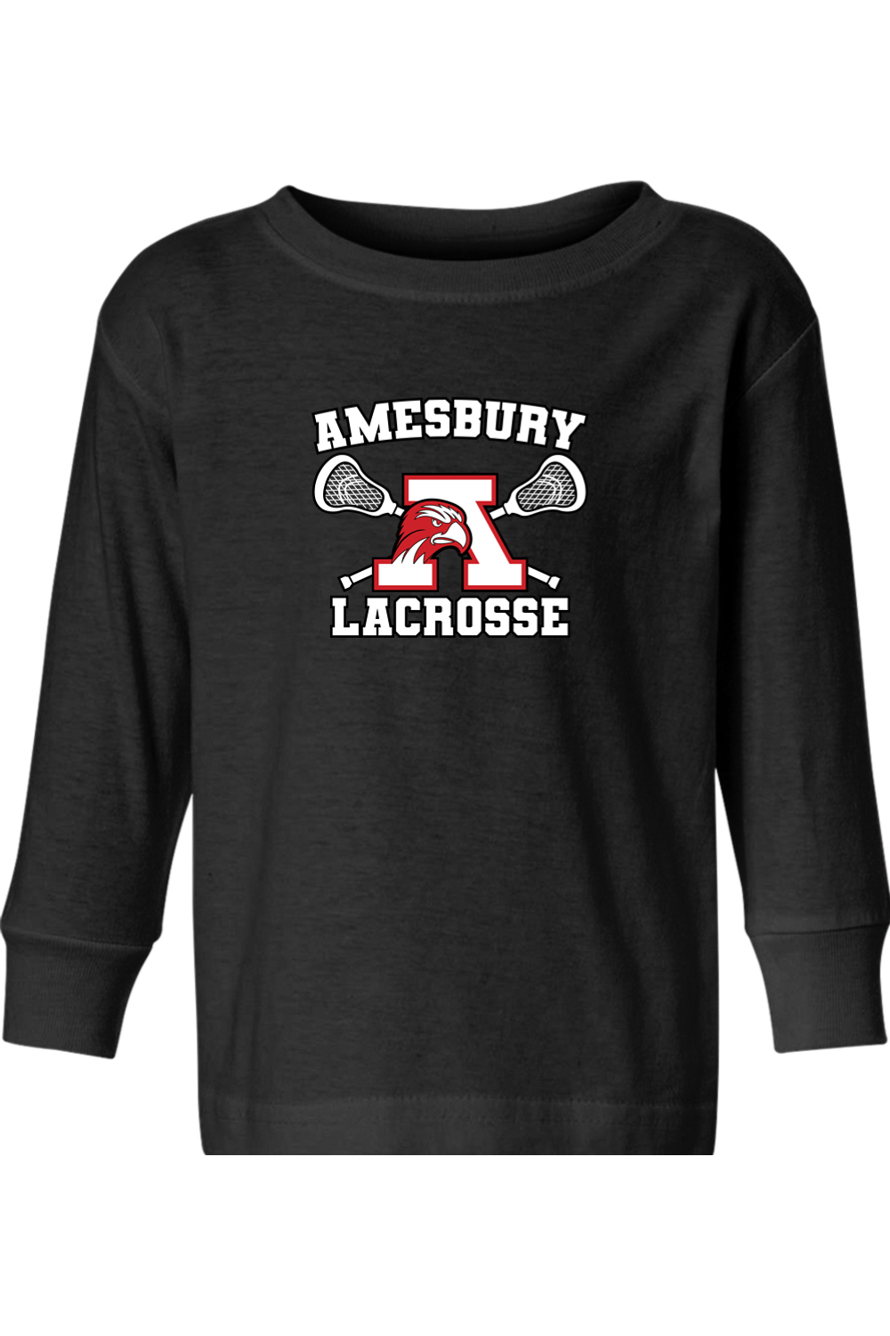 Amesbury Youth Lacrosse Toddler Long Sleeve T-Shirt Signature Lacrosse