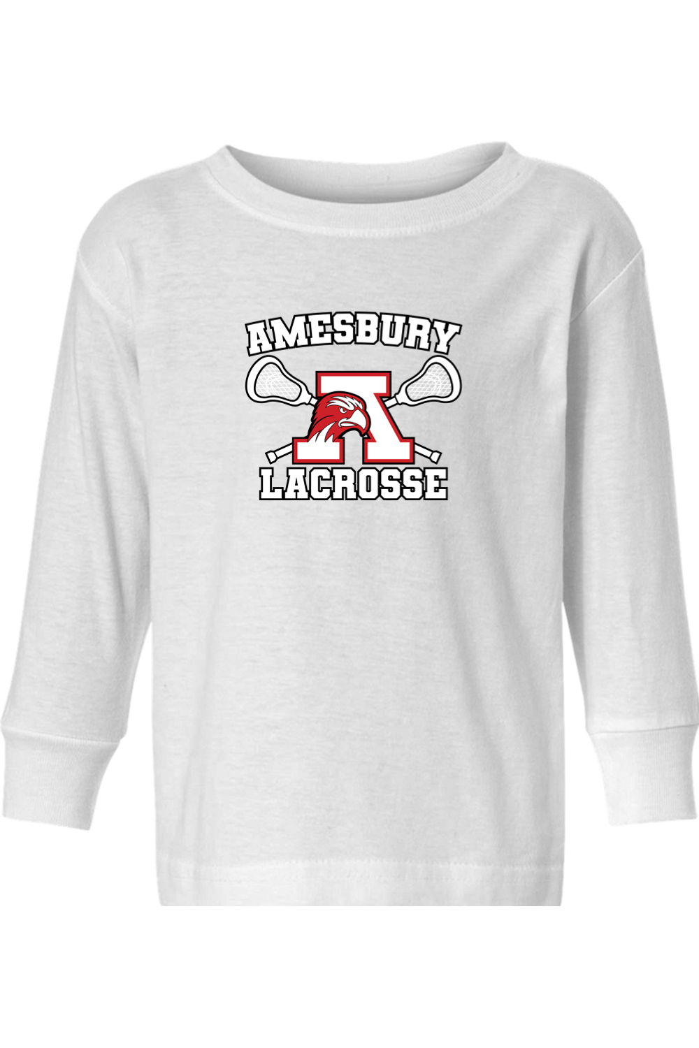 Amesbury Youth Lacrosse Toddler Long Sleeve T-Shirt Signature Lacrosse