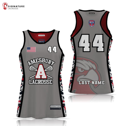 Amesbury Youth Lacrosse Women's Player Reversible Game Pinnie Signature Lacrosse