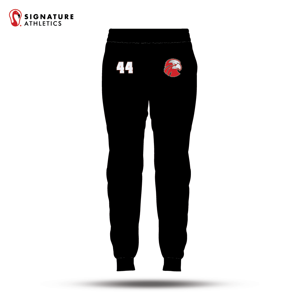 Amesbury Youth Lacrosse Women's Pro Lightweight Dye Sub Joggers: Amesbury Signature Lacrosse