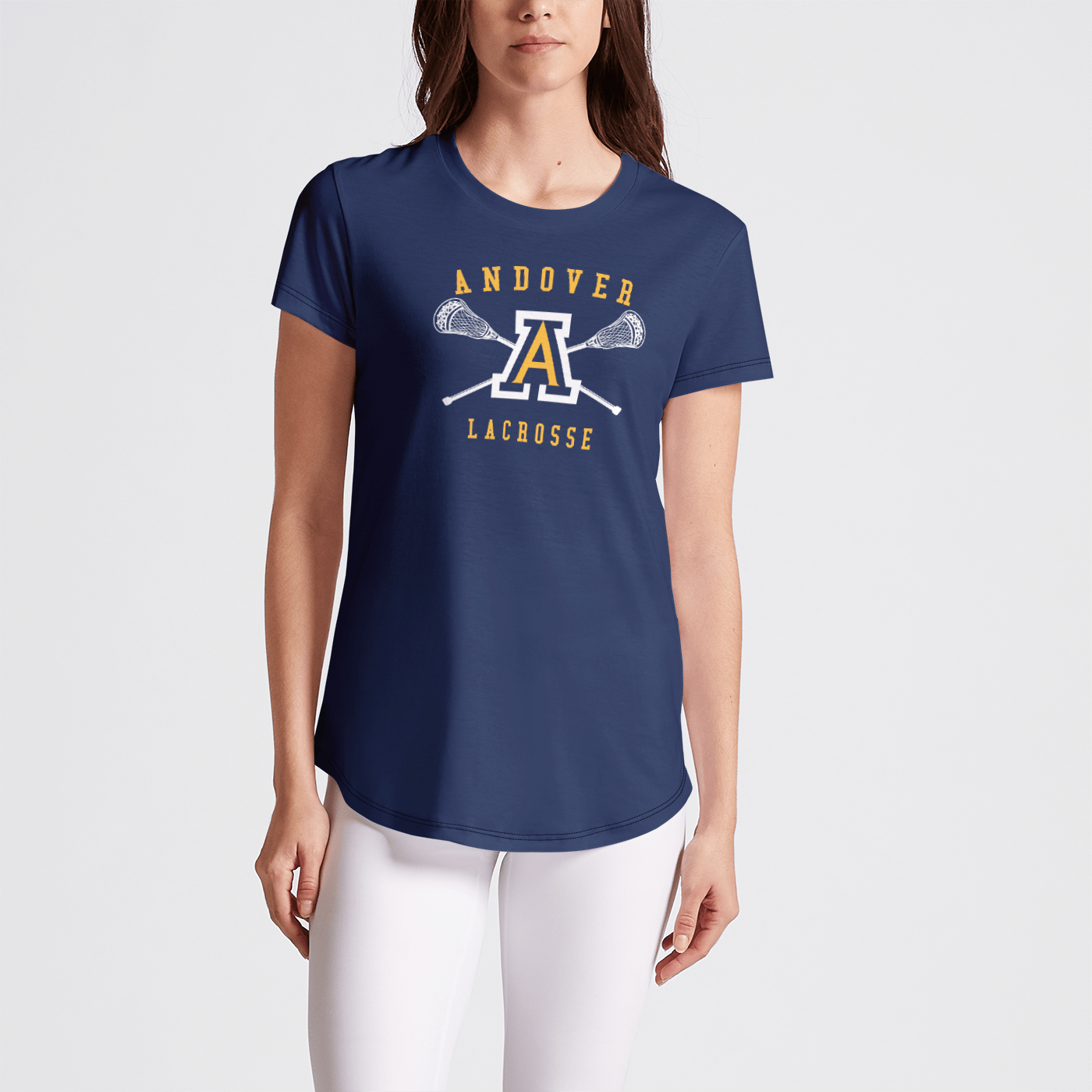 Andover Youth Lacrosse Athletic T-Shirt (Women's) Signature Lacrosse