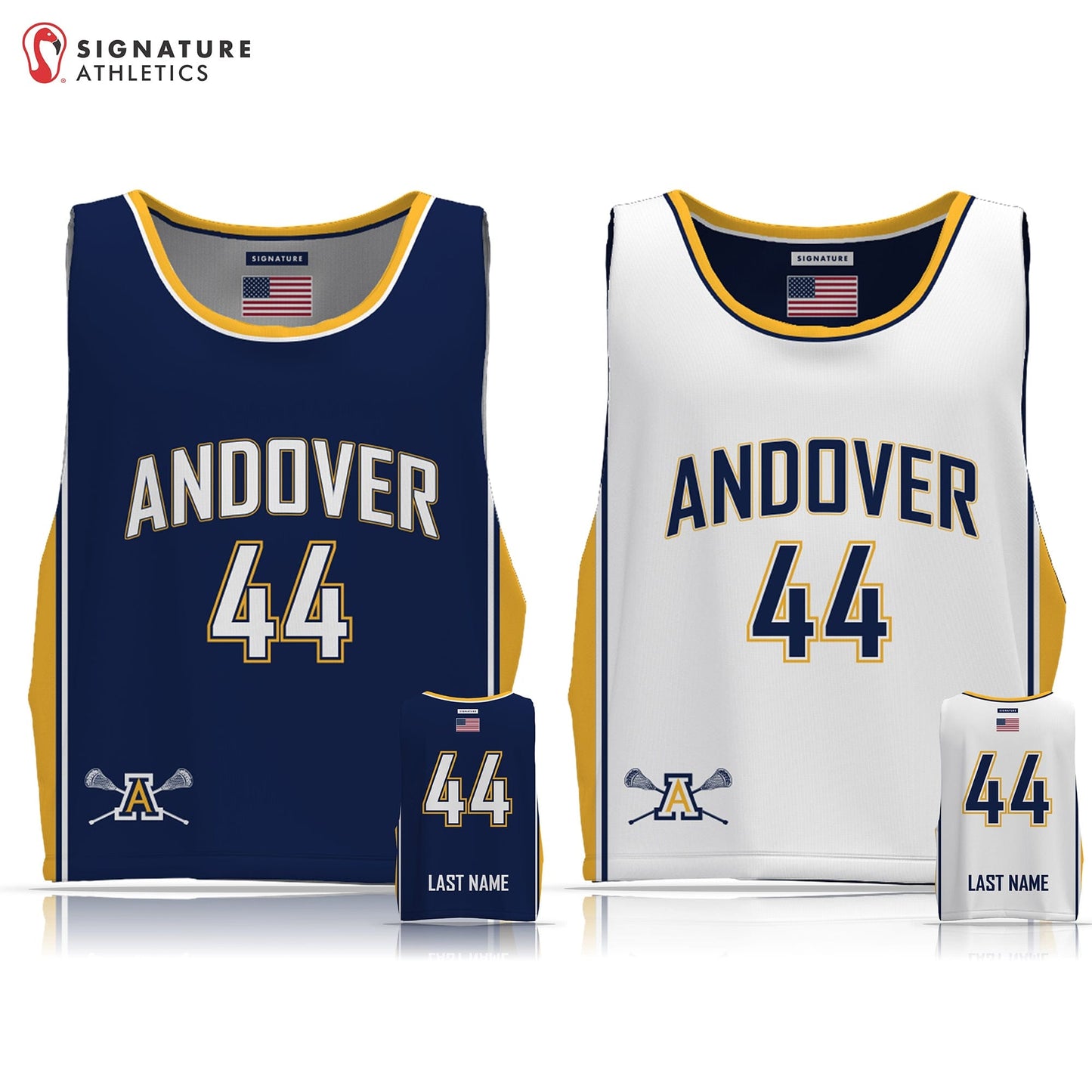 Andover Youth Lacrosse Men's 2 Piece Player Game Package Signature Lacrosse