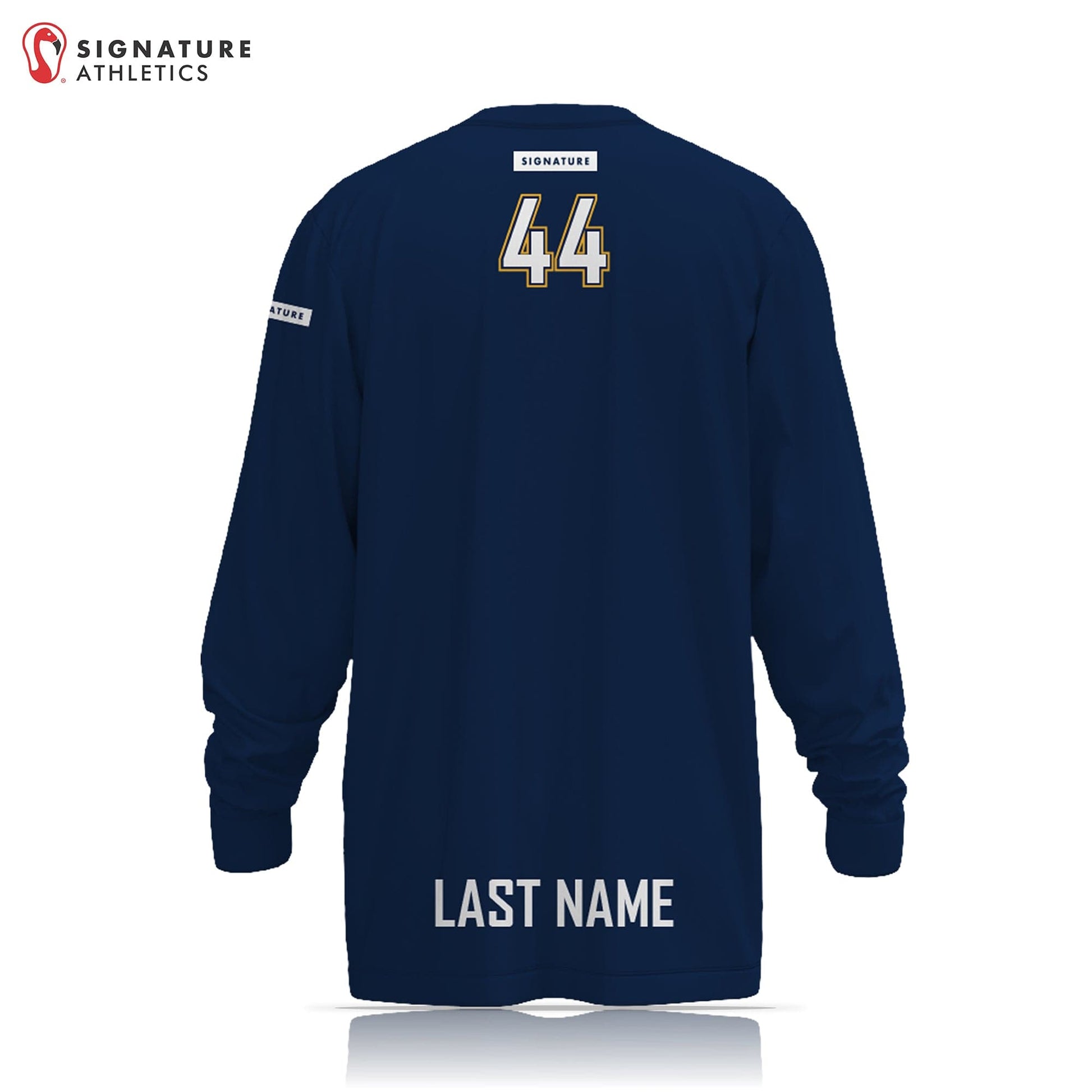 Andover Youth Lacrosse Player Dark Long Sleeve Shooting Shirt Signature Lacrosse