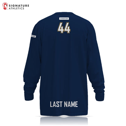 Andover Youth Lacrosse Player Dark Long Sleeve Shooting Shirt Signature Lacrosse