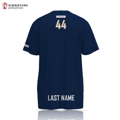 Andover Youth Lacrosse Player Dark Short Sleeve Shooting Shirt Signature Lacrosse