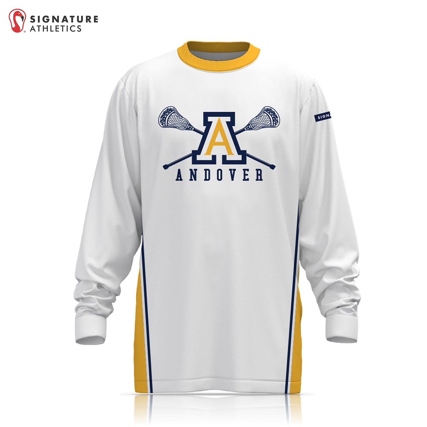 Andover Youth Lacrosse Player Light Long Sleeve Shooting Shirt: 1st Grade Signature Lacrosse