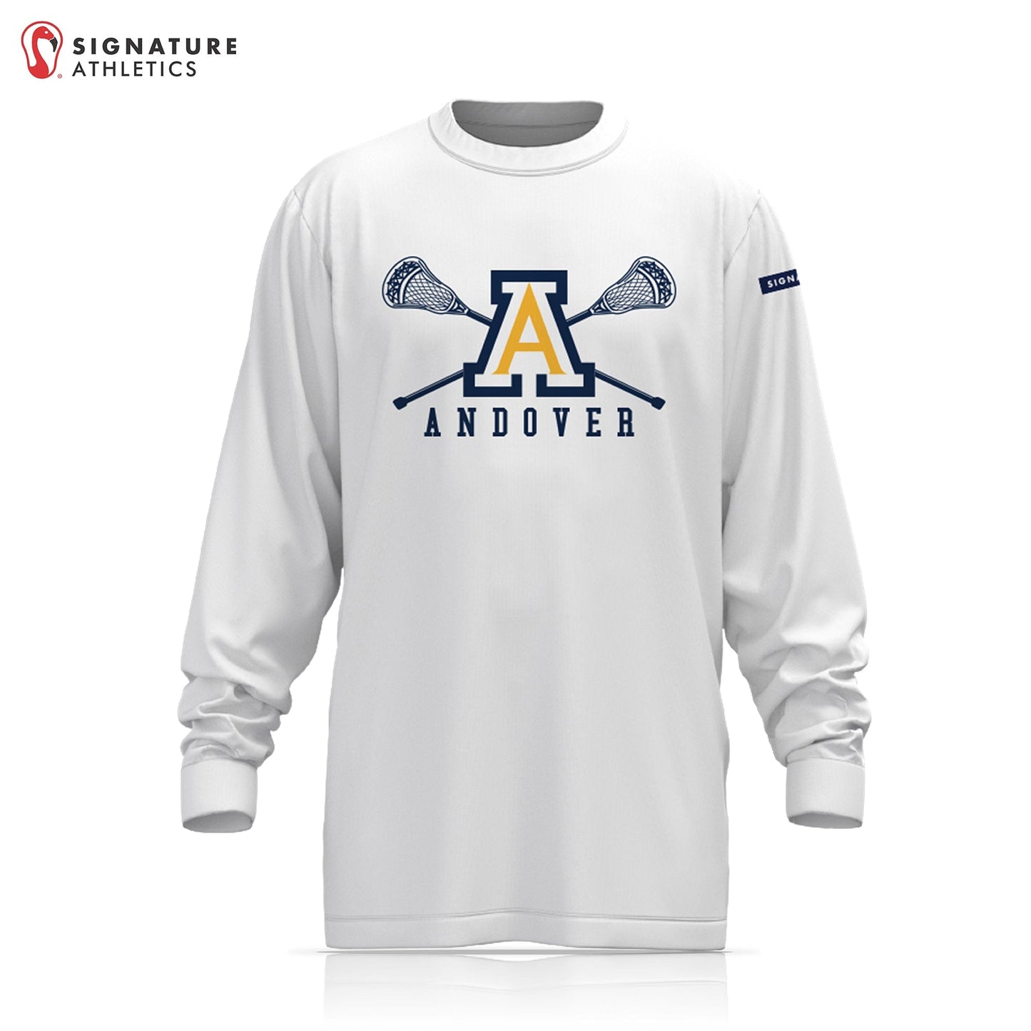 Andover Youth Lacrosse Player Light Long Sleeve Shooting Shirt: 1st Grade-8th Grade Signature Lacrosse