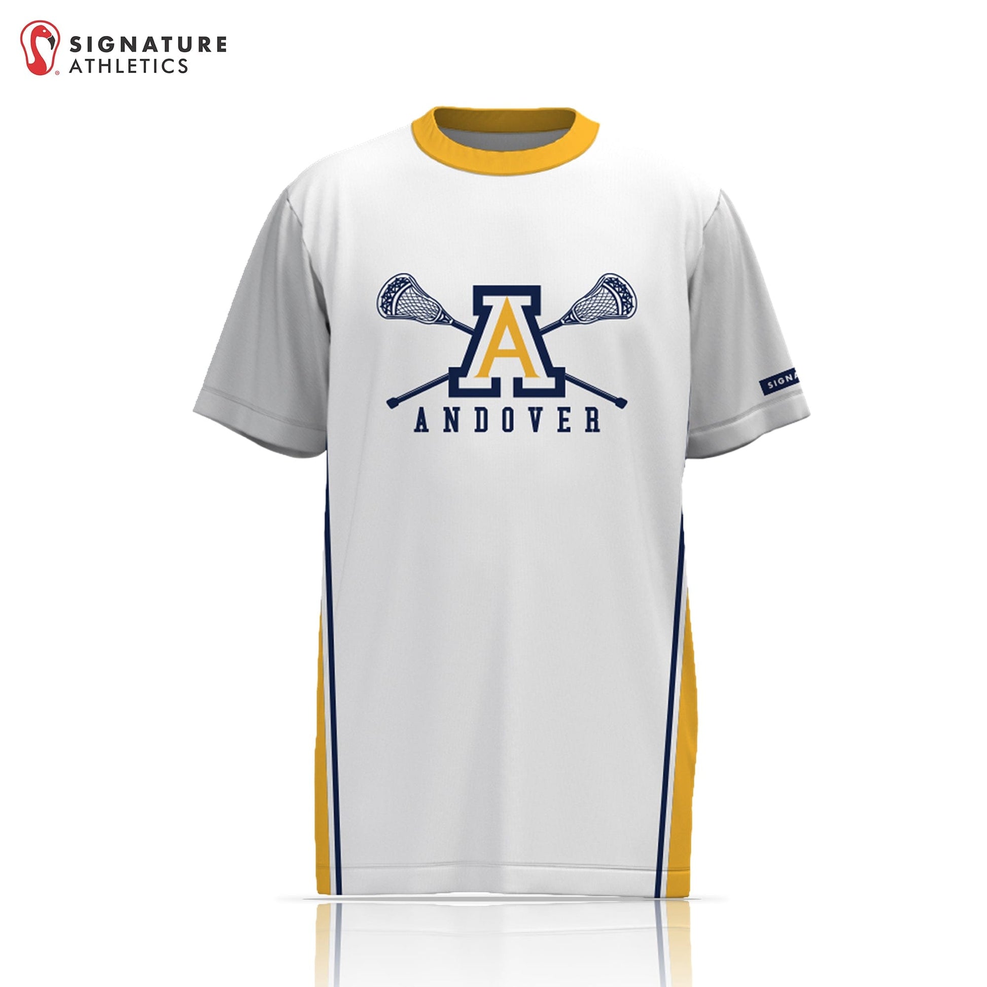 Andover Youth Lacrosse Player Light Short Sleeve Shooting Shirt: 2nd Grade Signature Lacrosse