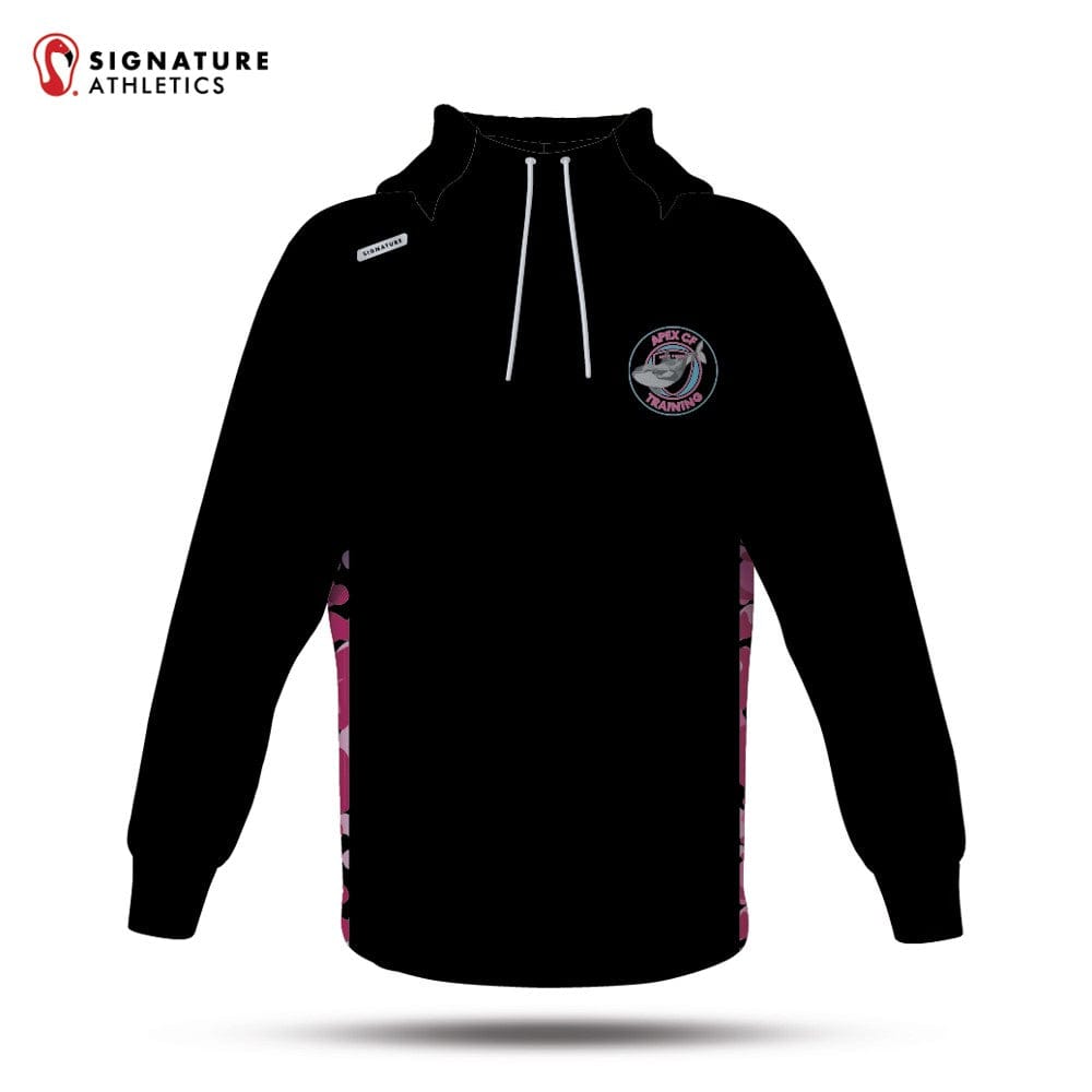 Apex CF Black & Pink Dye Sub Scuba Hoodie Signature Lacrosse