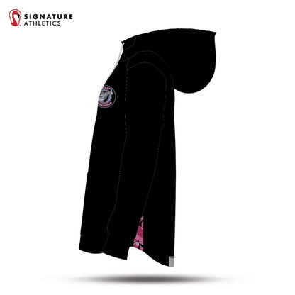 Apex CF Black & Pink Dye Sub Scuba Hoodie Signature Lacrosse